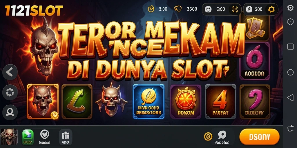 Tampilan gameplay menegangkan dari 1121SLOT yang penuh dengan unsur horror.