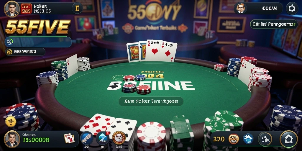 Screenshot gameplay 55FIVE yang intens dan menegangkan.