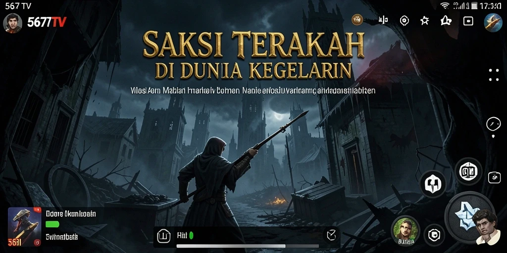 Screenshot momen menegangkan dari gameplay 567TV.