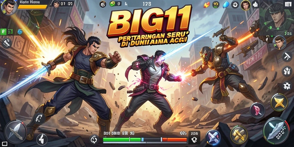 Tampilan gameplay BIG11 yang menegangkan dan seru.