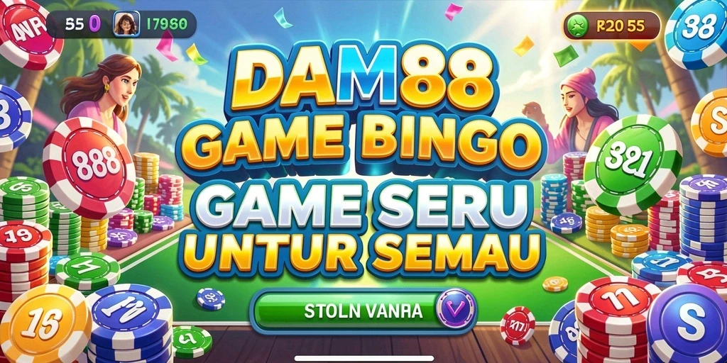 Tampilan gameplay Bingo yang seru di DAM88