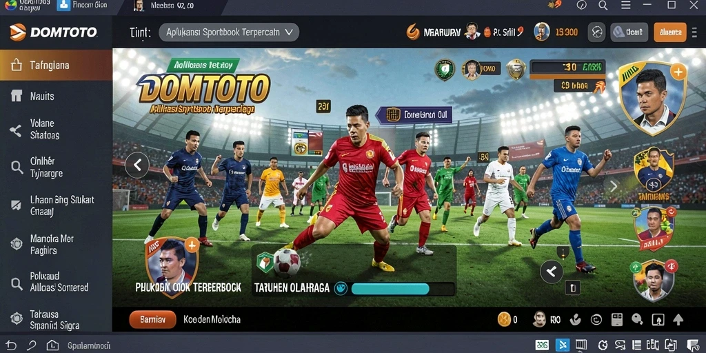 Tampilan menarik dan gameplay seru di DOMTOTO.