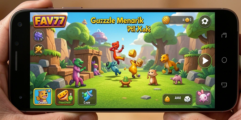 Gameplay FAV77 yang menantang dan interaktif dalam game Puzzle.