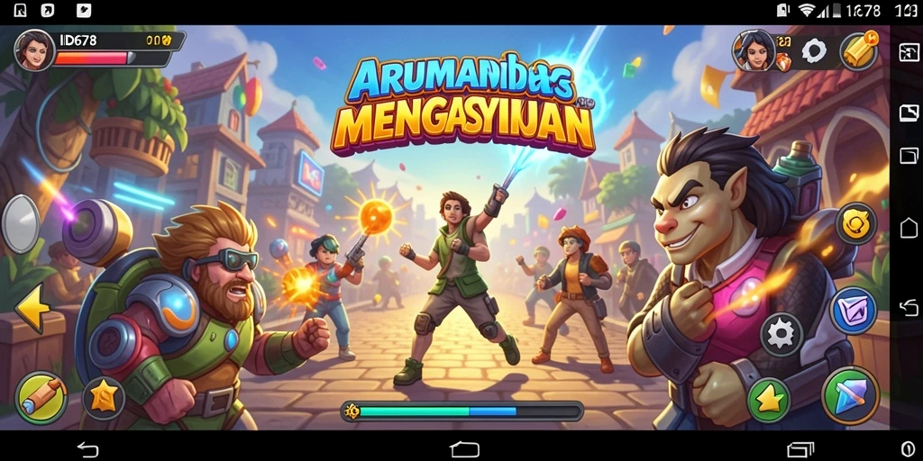 Tangkapan layar <strong>ID678</strong> menampilkan aksi seru dalam permainan arcade