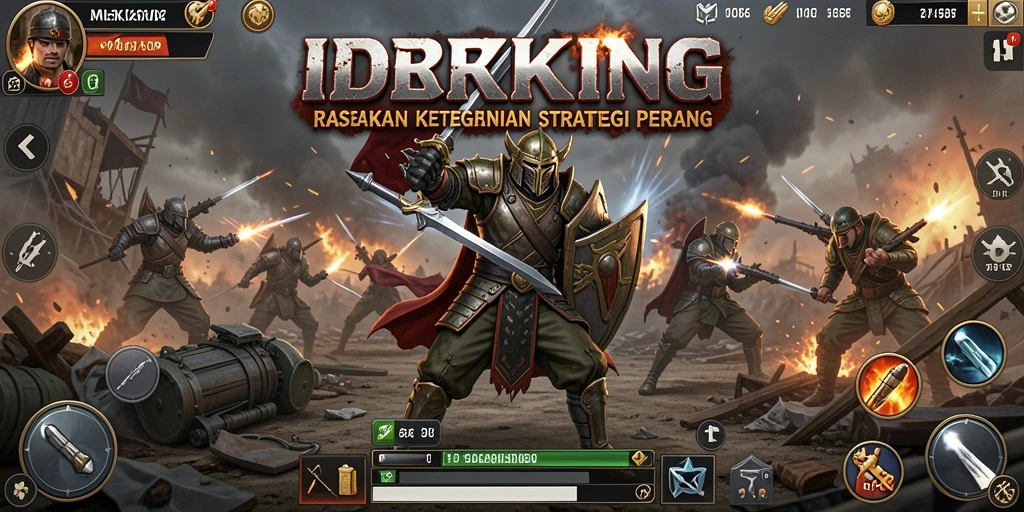 Tampilan gameplay seru di IDRKING dengan strategi yang mendebarkan.