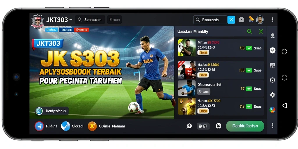 Tampilan menarik dari gameplay JKT303 dengan fitur taruhan sports.
