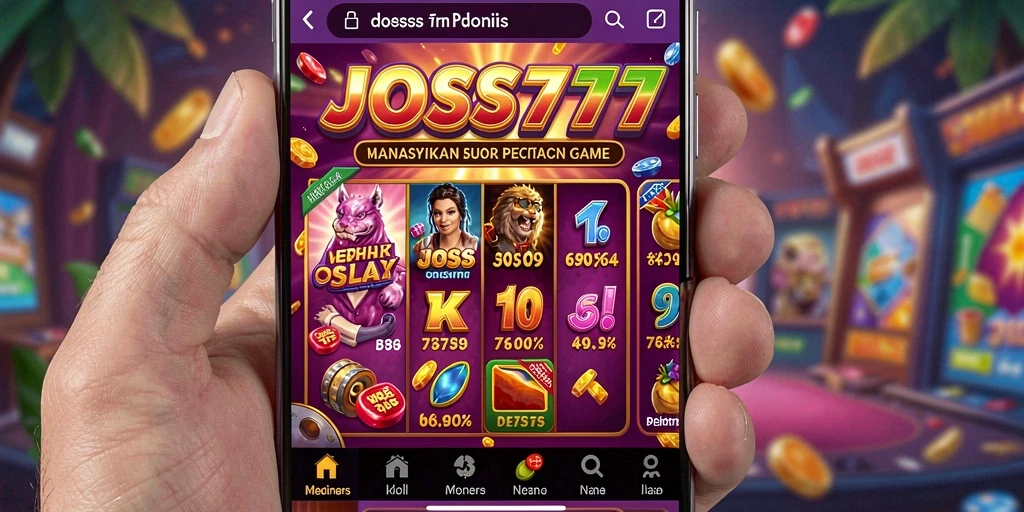 Tampilan gameplay Slot JOSS777 yang menegangkan.
