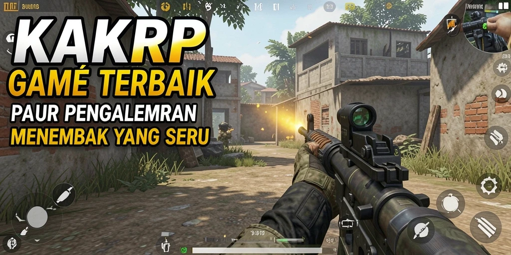 Gameplay seru KAKRP dengan aksi tembak menembak yang mendebarkan.
