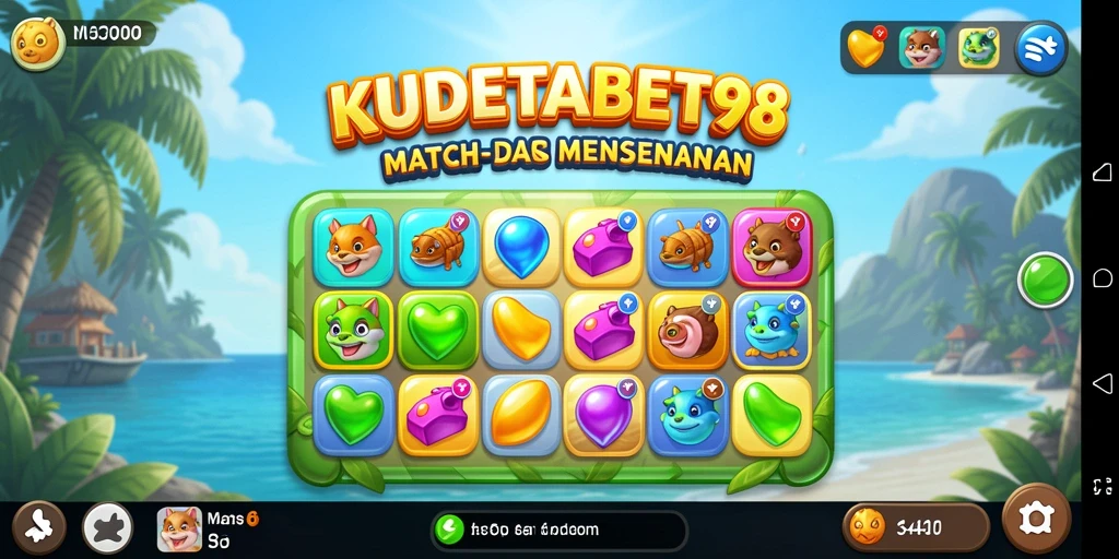 Tampilan gameplay KUDETABET98 yang seru dan penuh warna.