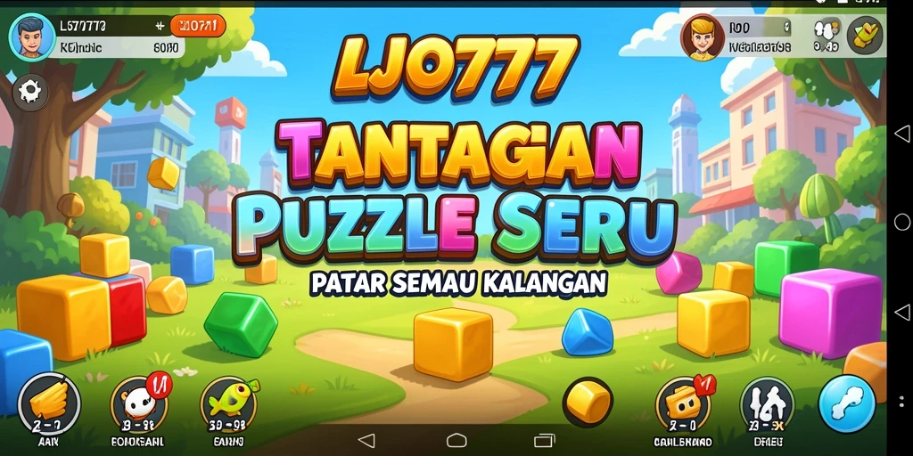 Gameplay seru LJO777 dengan tantangan Puzzle yang menantang.