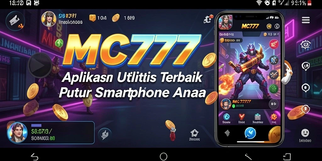 Tampilan antarmuka MC777 menunjukkan fitur-fitur Utility yang mudah digunakan.