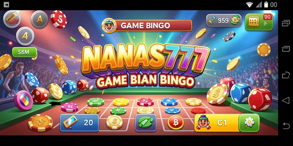 Tampilan gameplay Bingo yang menarik dan interaktif.