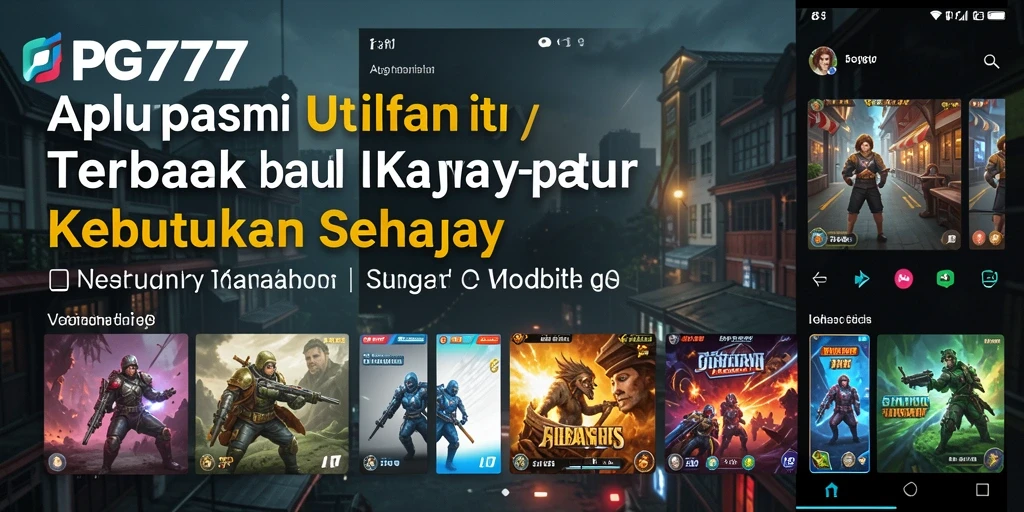 Tampilan antarmuka PG777 yang menarik dengan fitur utility.