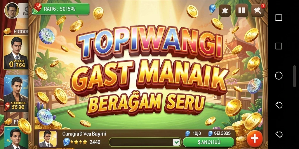 Gambaran gameplay menarik game Slot TOPIWANGI.
