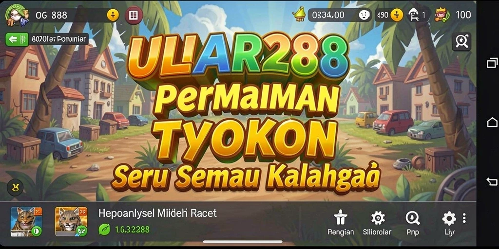 Screenshot gameplay ULAR288 menampilkan manajemen bisnis yang seru.