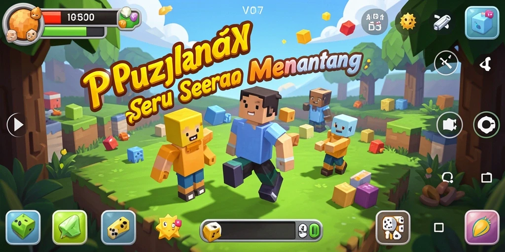 Tampilan gameplay V07 yang menantang dan seru.