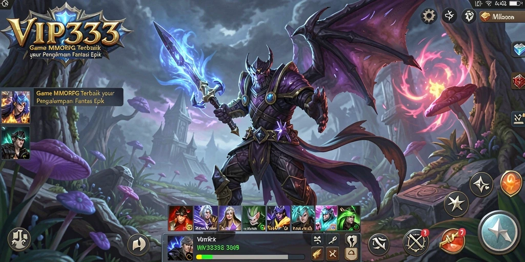 Gameplay epik dalam dunia fantasi di VIP333.