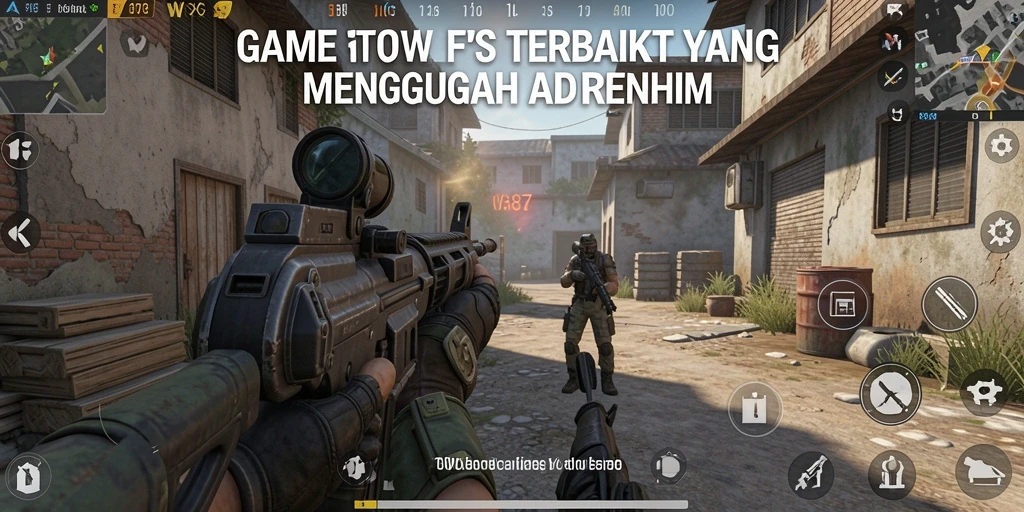 Screenshot gameplay yang menampilkan aksi FPS yang mendebarkan.