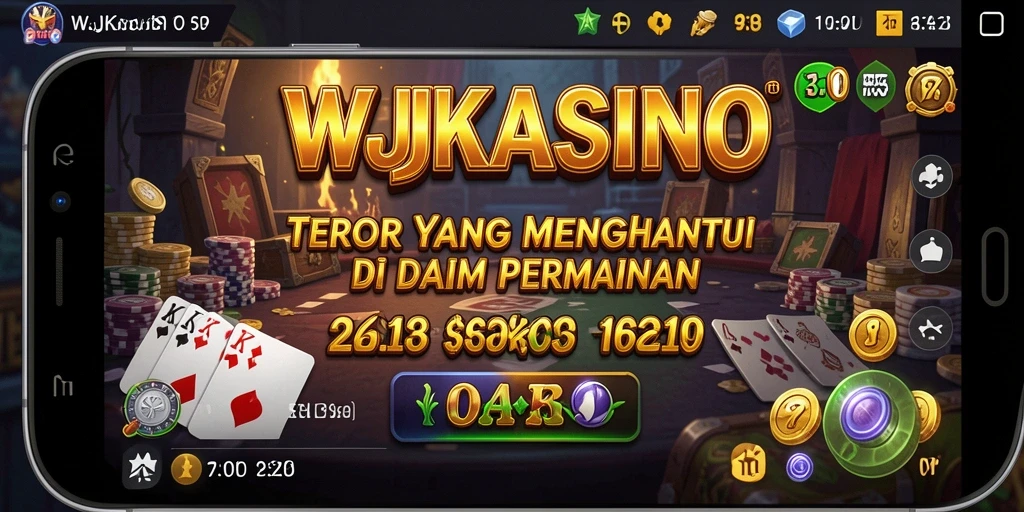 Tampilan mencekam dari gameplay WJKASINO yang membuat jantung berdegup kencang.